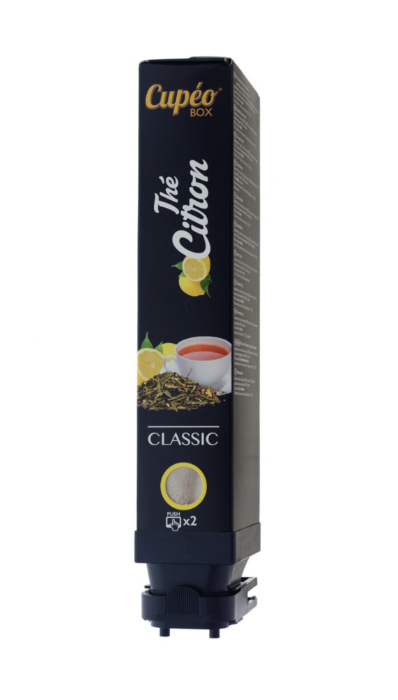 Cupo Cartouche th citron pour distributeur boisson chaude JEDE - 65 tasses