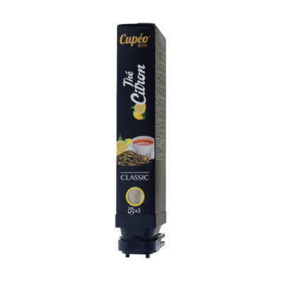Cupéo Cartouche thé citron pour distributeur boisson chaude JEDE - 83 tasses