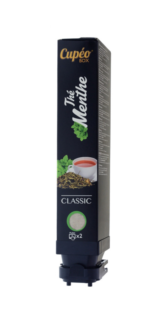Cupo Cartouche th menthe pour distributeur boisson chaude JEDE  - 70 tasses