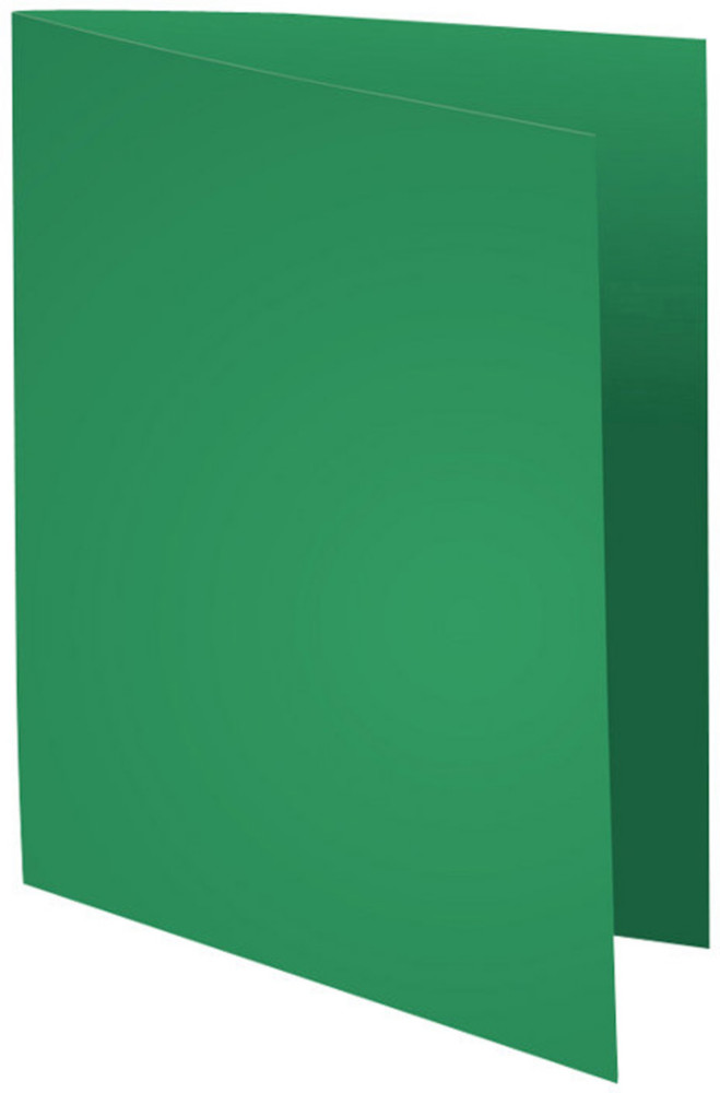 Exacompta Paquet de 100 chemises Flash 220 teintes vives vert fonc, format 320x24 cm