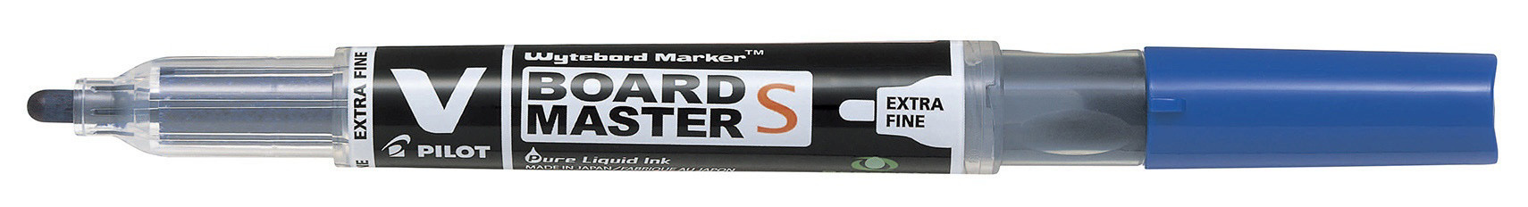 Pilot Marqueur pour tableau blanc BEGREEN V-Board Master S, pointe ogive extra fine 1,3 mm, bleu
