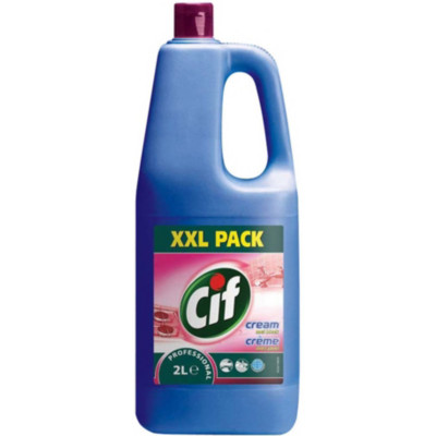 Cif Crème nettoyante polyvalente professionnelle Javel - Bidon 2 L