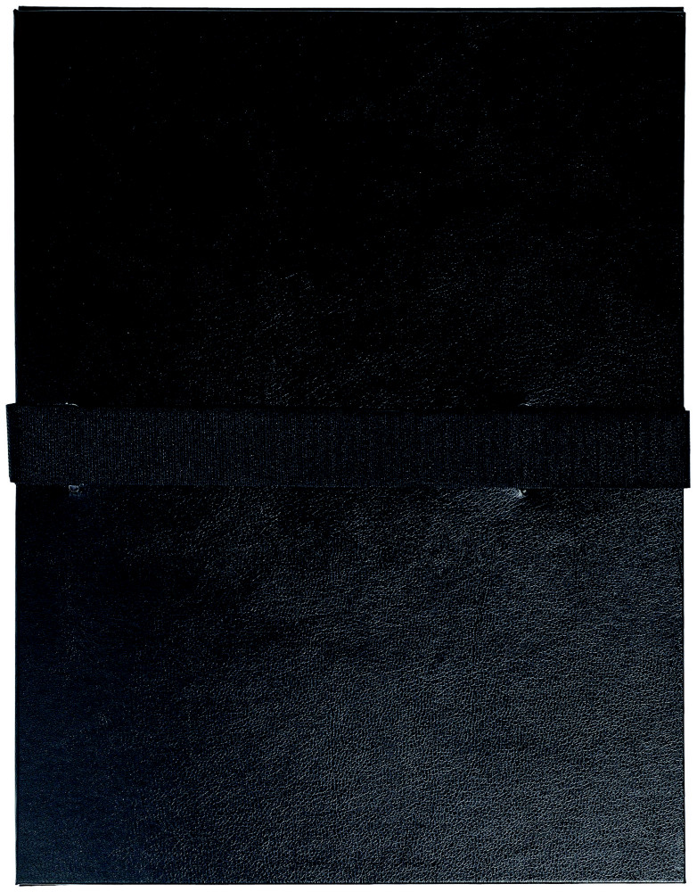 Exacompta Chemise extensible  rabat jusque 13 cm - Fermeture sangle Velcro - Capacit 1000 feuilles A4 - Noir