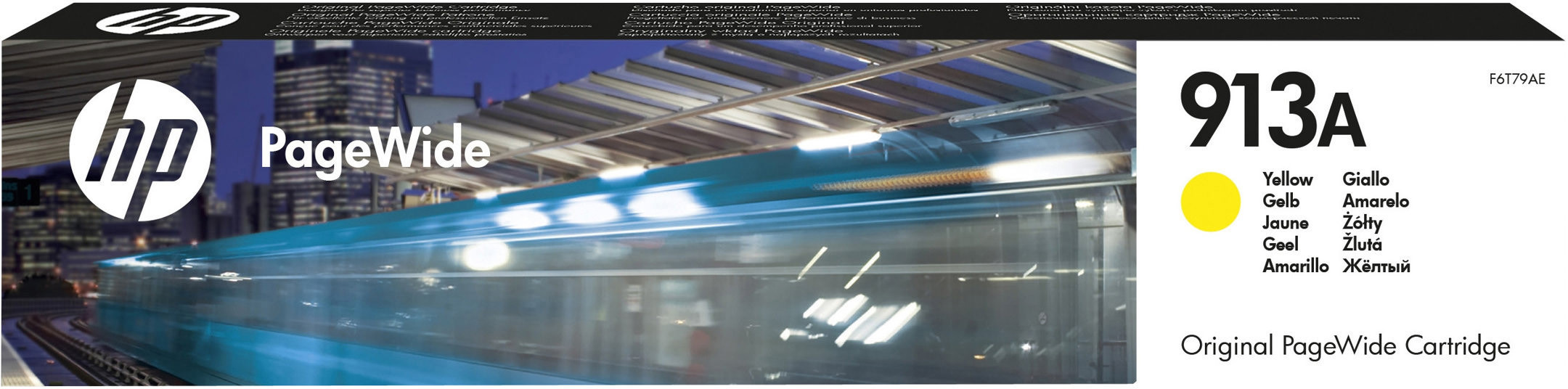 HP PageWide F6T79AE Jaune - vue 8