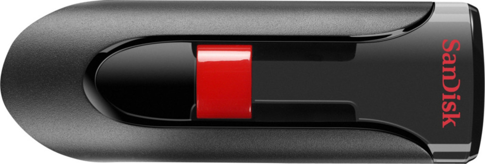 SanDisk Cl USB 2.0 Cruzer Glide - 64 Go - Noir/Rouge