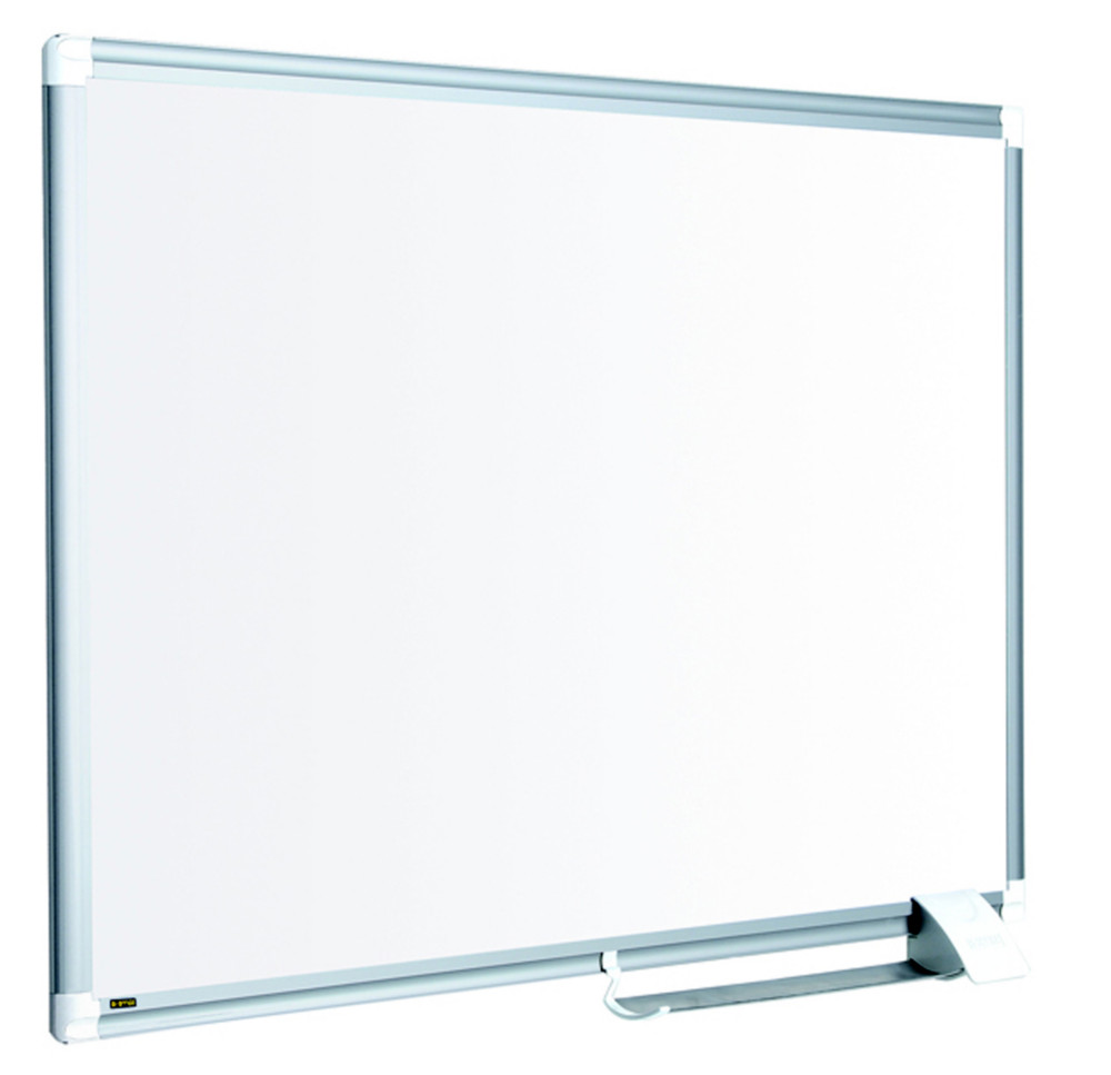 Bi-Office Tableau blanc laqu MayaNewGeneration - Surface magntique - Cadre Aluminium - L.180 x H.90 cm