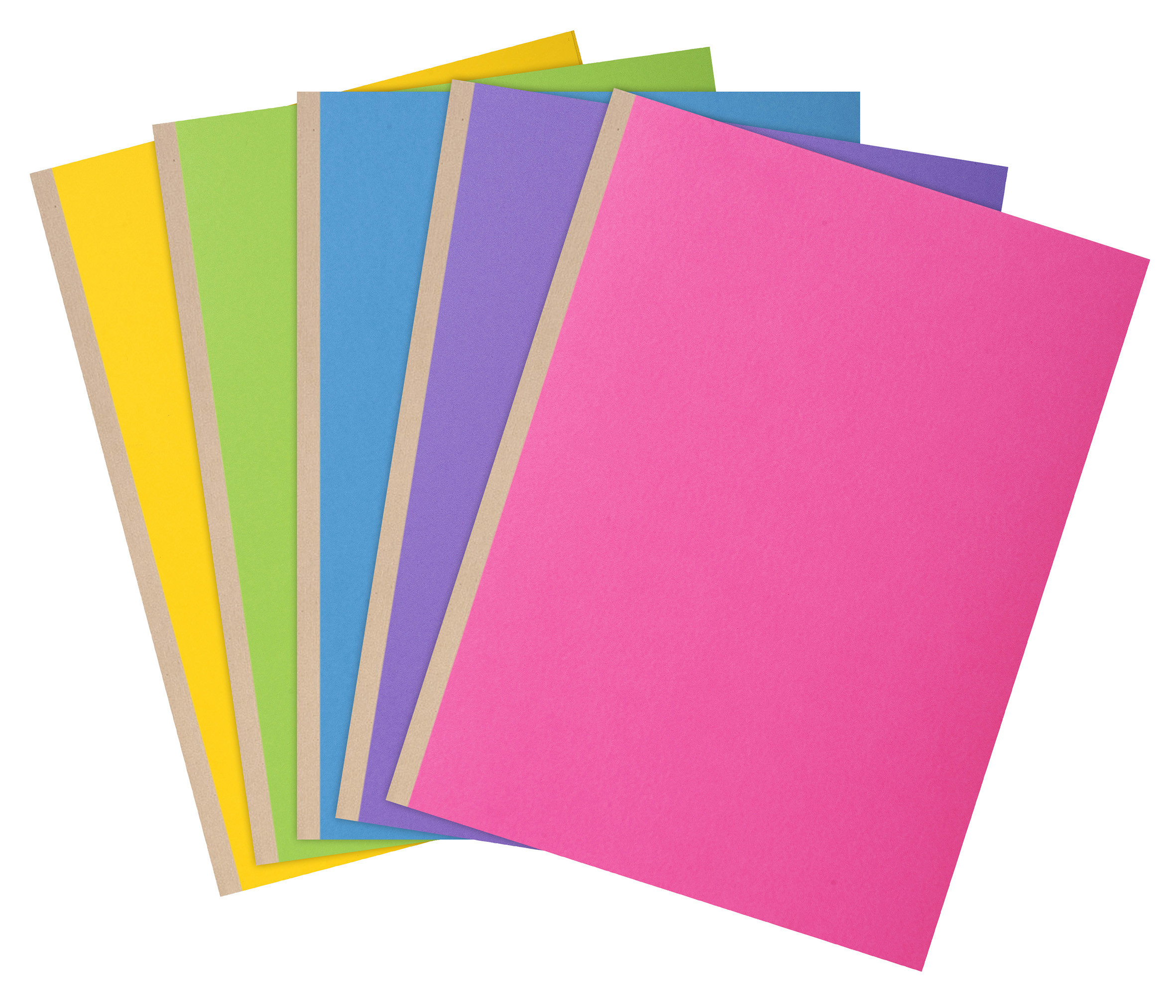 Exacompta Chemises à soufflet Rock- Carte 320 g/m2 - Assorties Vif - Lot de 10