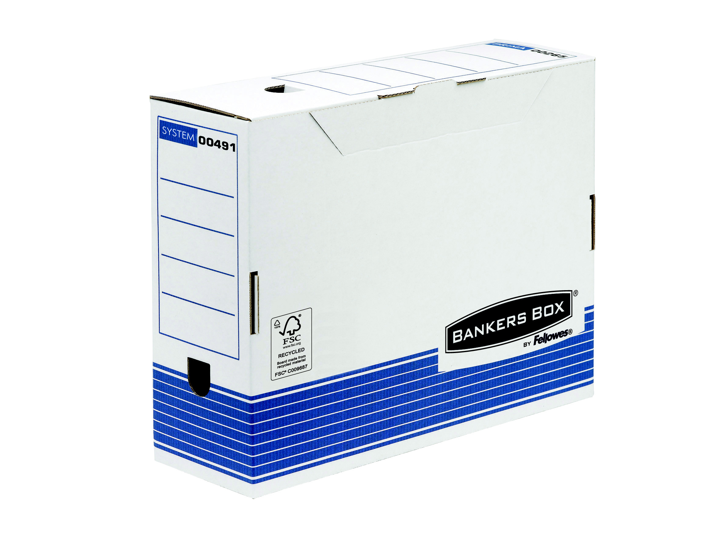 Bankers Box Boîte archives format A4 en carton montage automatique - Dos 15 cm - Blanc - Lot de 10
