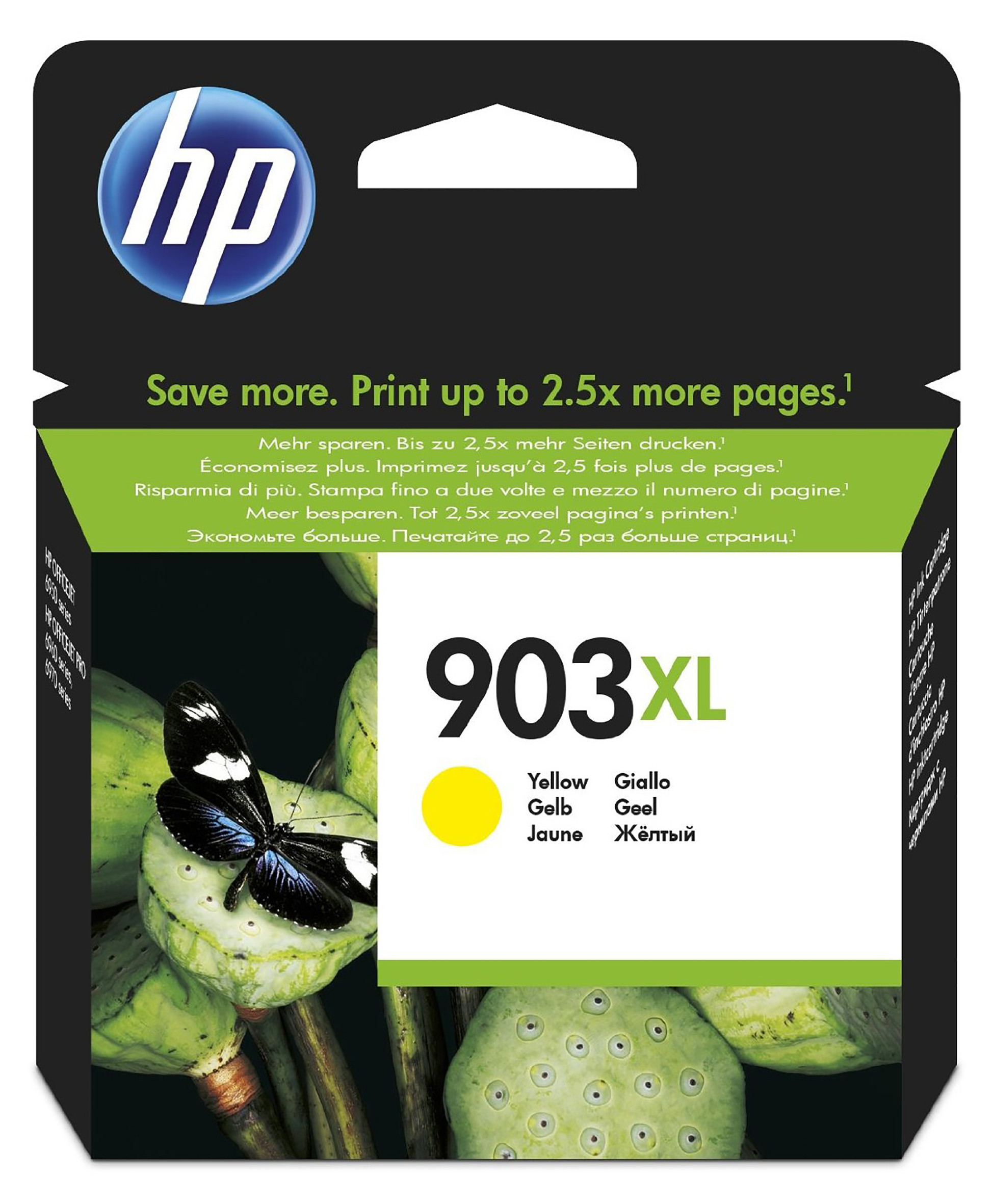 HP 903XL 8.5 ml à rendement élevé jaune original Officejet cartouche d'encre pour Officejet 6950 - vue 4