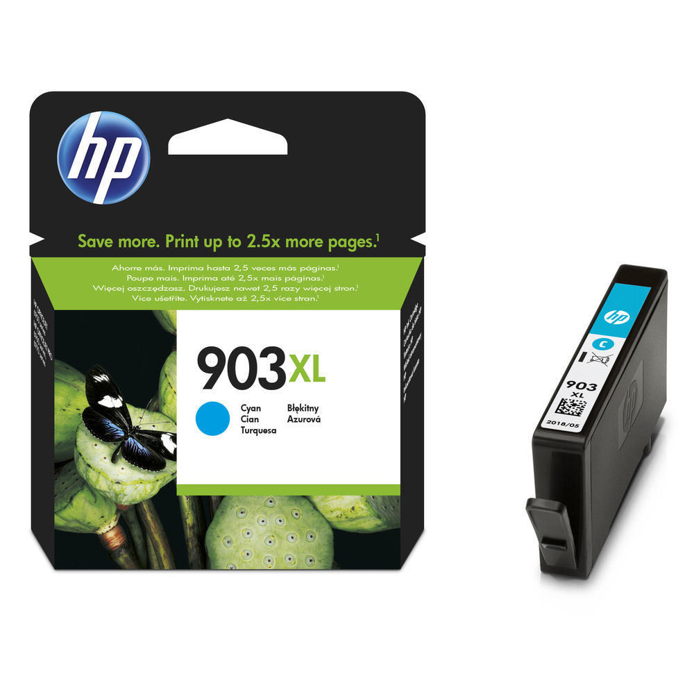 HP 903XL 8.5 ml à rendement élevé cyan original Officejet cartouche d'encre pour Officejet 6950 - vue 3