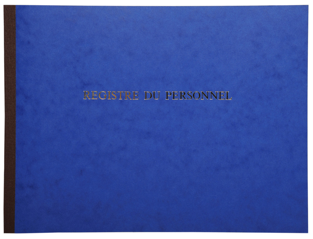 REGISTRES LE DAUPHIN Registre du Personnel - Dim. : 24 x 32 cm, 40 pages