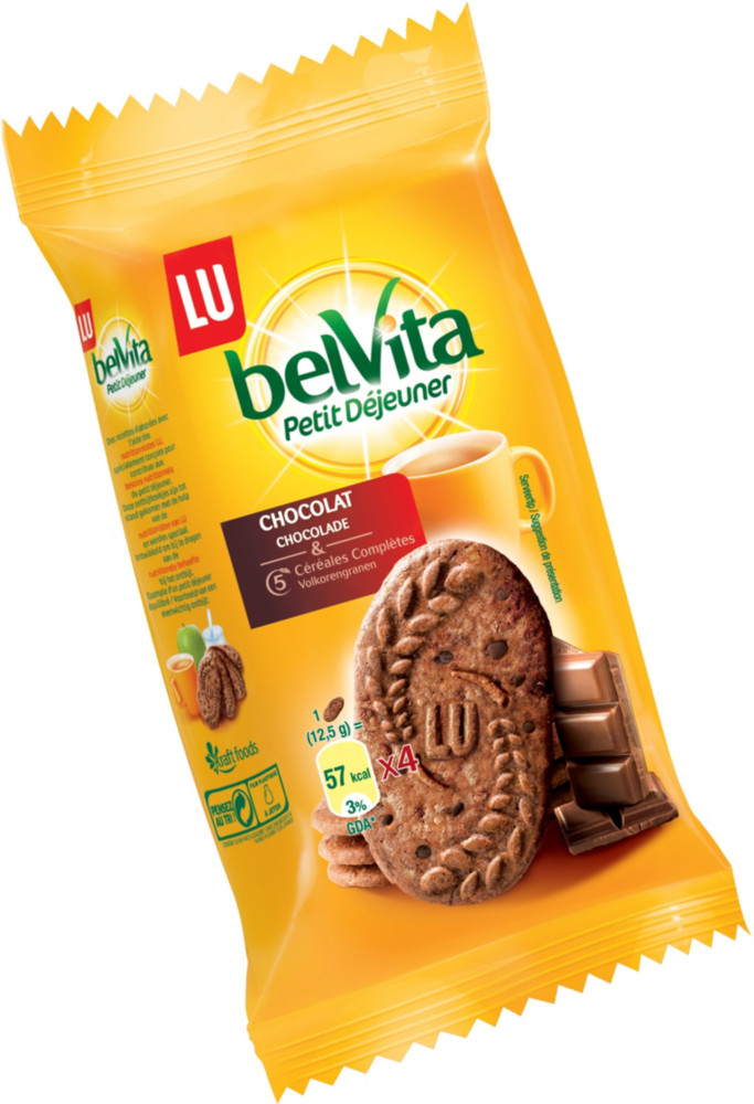 LU Paquet de gteaux Belvita - Lot de 30 sachets fracheur de 50 g