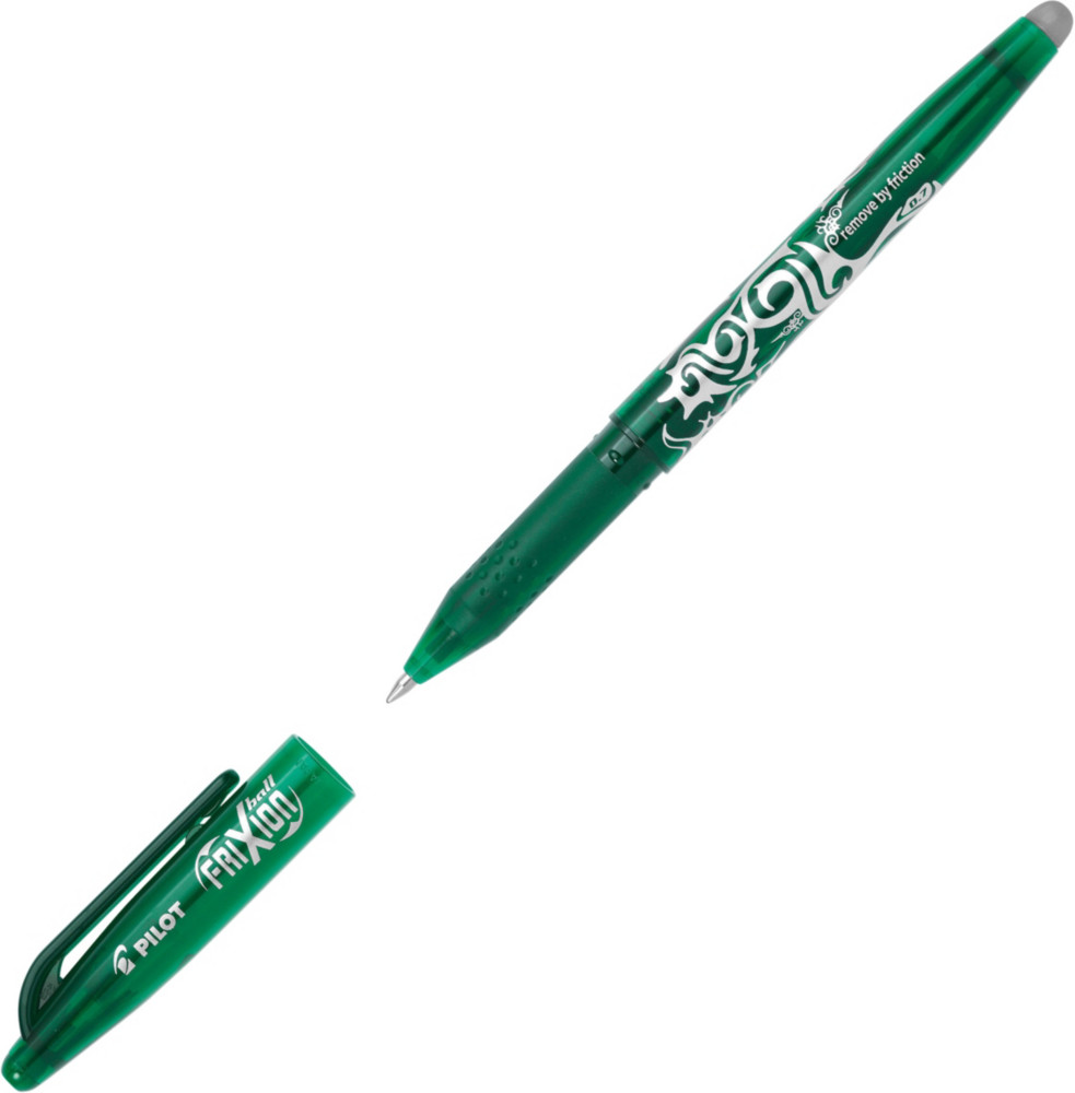 Pilot FriXion Ball Stylo roller encre gel effaable pointe moyenne 0,7 mm vert