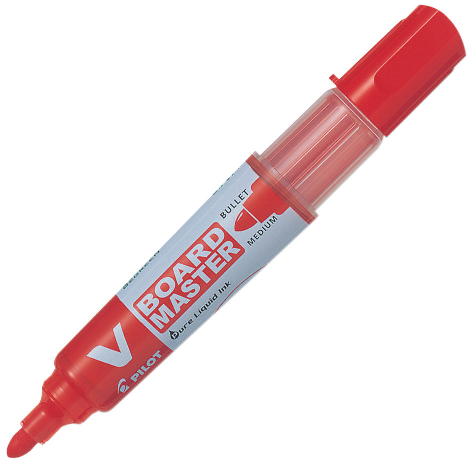 Pilot Begreen Marqueur pour tableaux blancs V Board Master Begreen - pointe 2.3 mm - Rouge