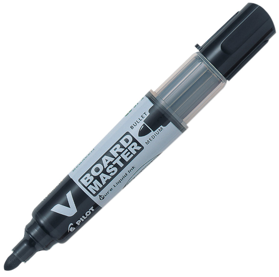 Pilot Begreen Marqueur pour tableaux blancs V Board Master Begreen - pointe 2.3 mm - Noir