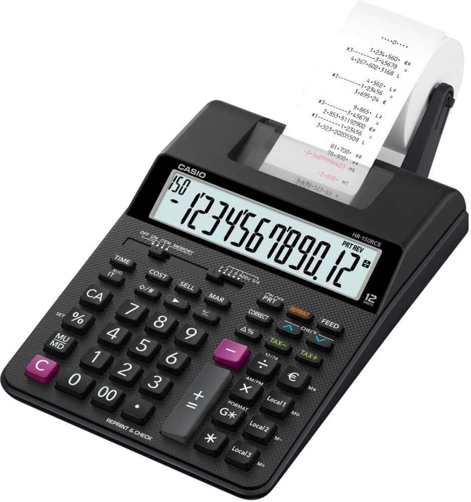 Casio Calculatrice comptable HR-150RCE
