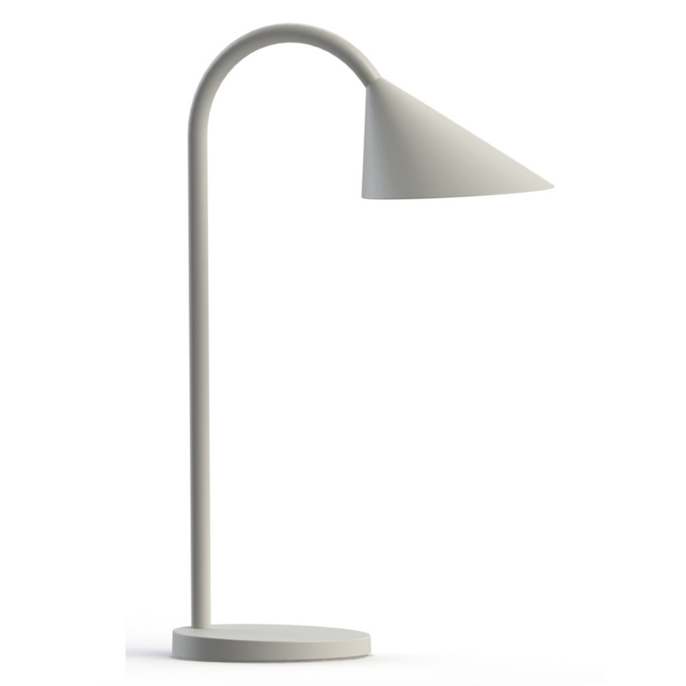 Unilux Lampe de bureau Sol - Led intgre - 4W - Bras flexible - Blanc