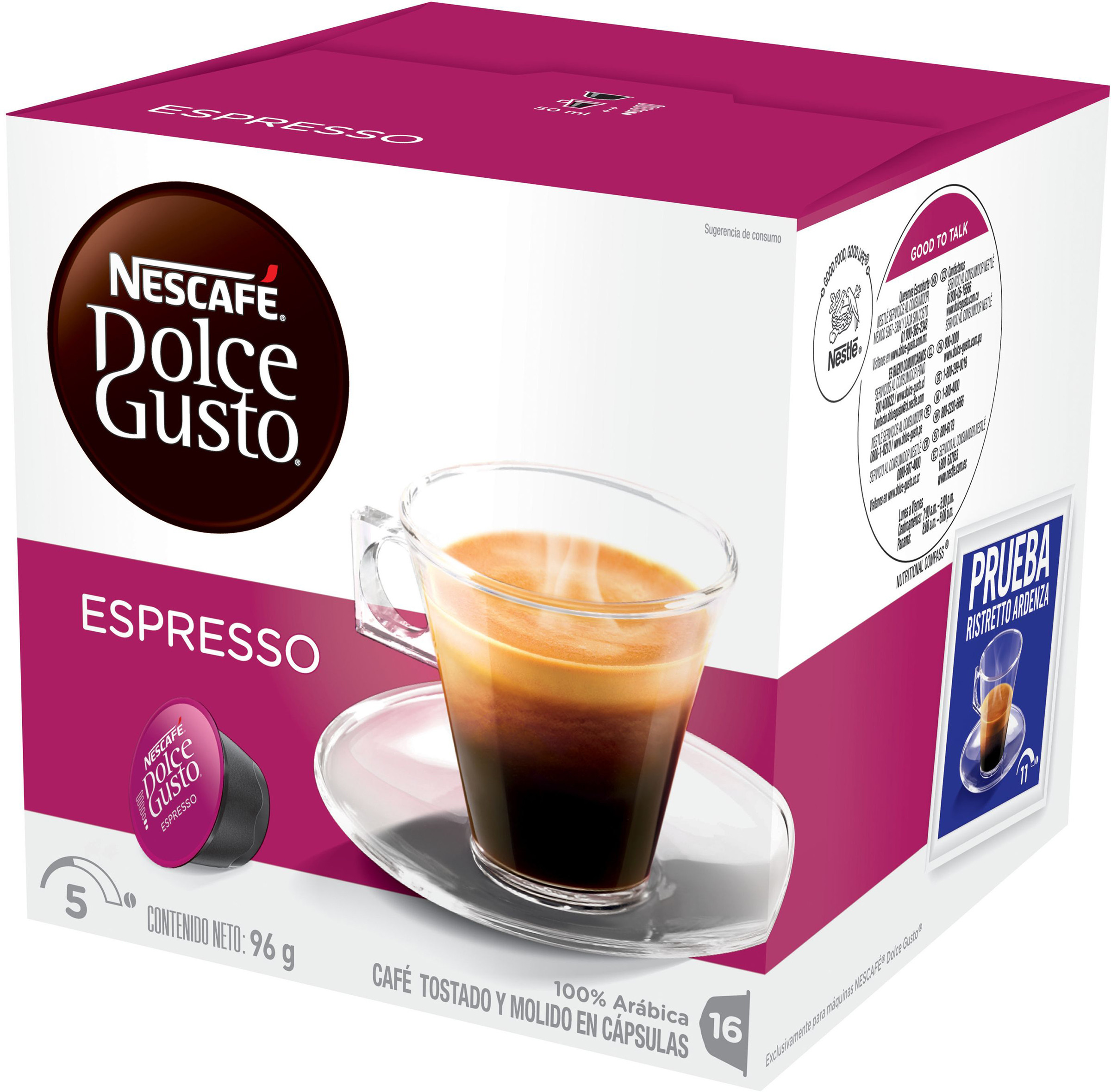 Café Capsules Espresso Intensité 5 Nescafé Dolce Gusto MO7613037928532 – Boîte de 16 Capsules - vue 3