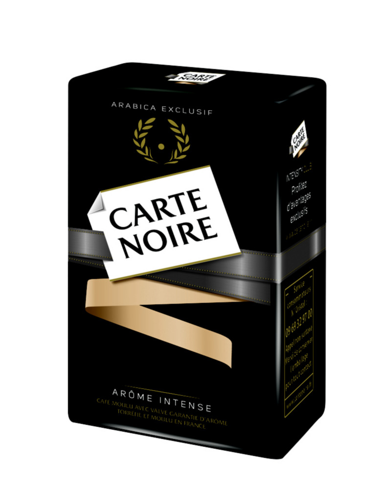 Carte noire Caf moulu Pur Arabica - paquet 250 g