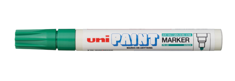 Uni Marqueur peinture Paint PX 20 pointe moyenne conique 1,8 - 2,2 mm - Vert