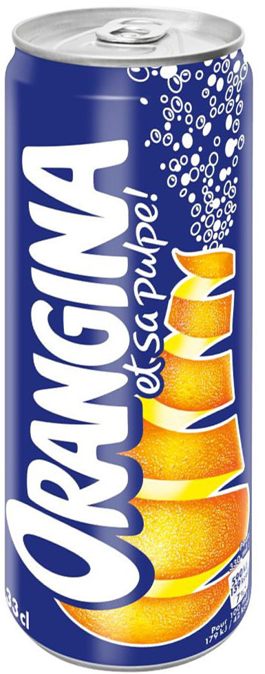 ORANGINA Boisson gazeuse  l'orange - Bote 33 cl (Lot de 24)