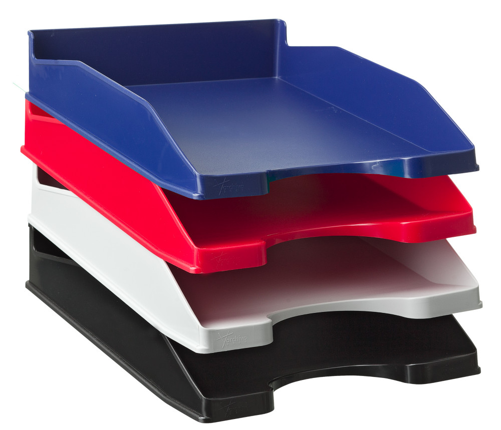 RAJA Bac  courrier recycl - Rouge
