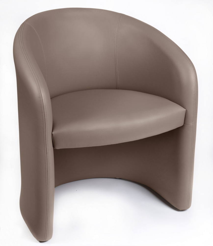 Chauffeuse d'accueil MAJIC 2 Vinyle non feu M1 - Taupe