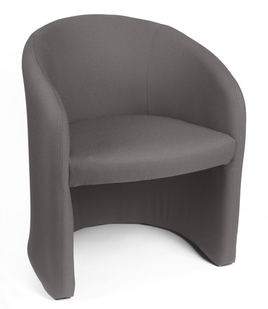 Chauffeuse d'accueil MAJIC 2 Tissu non feu M1 - Gris