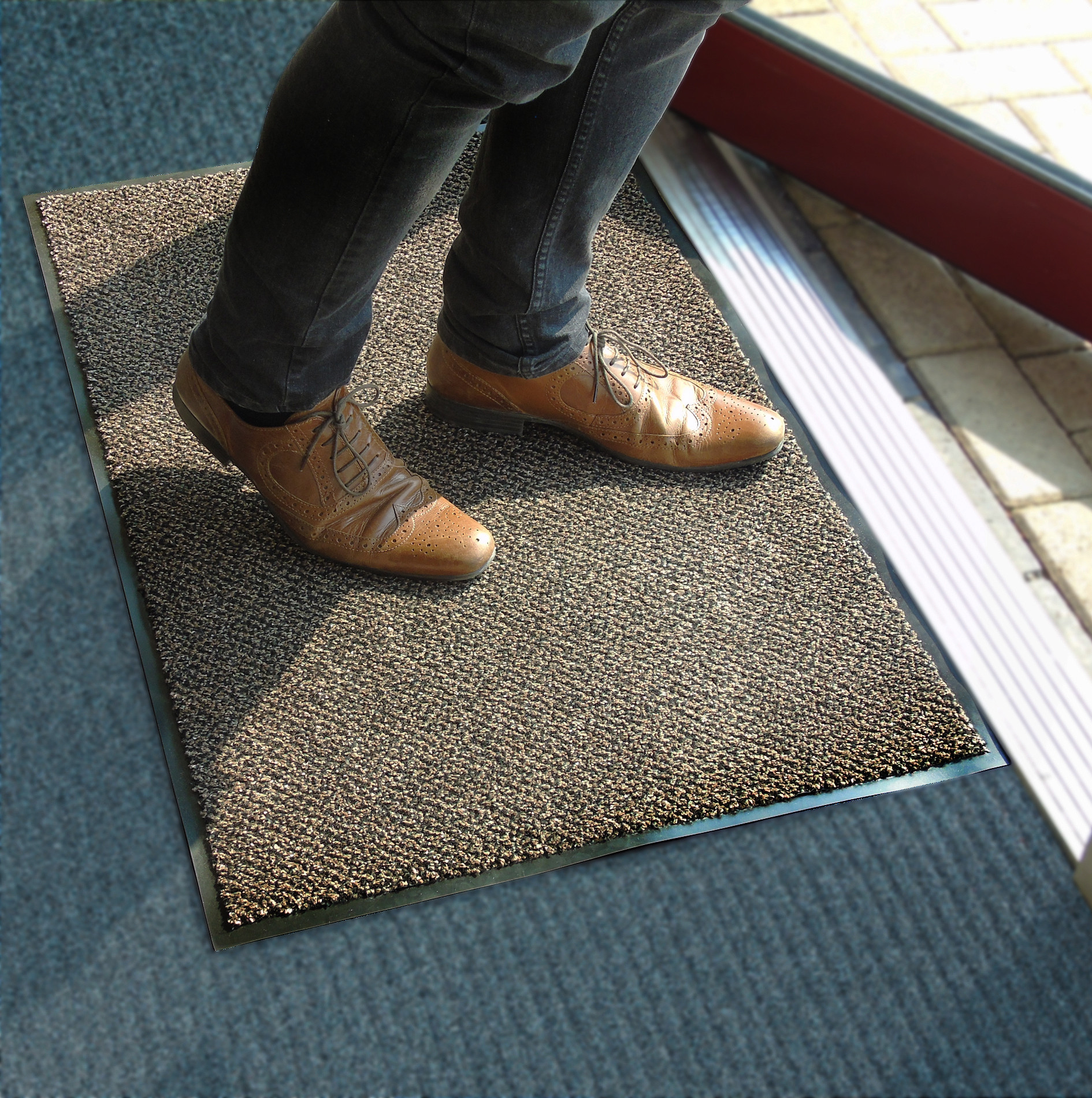 Doortex Tapis d'accueil Ultimat, 150 x 90 cm - Marron