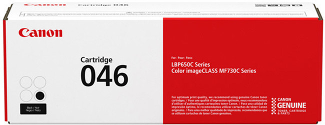 Canon 046 BK Toner authentique 1250C002 - Noir