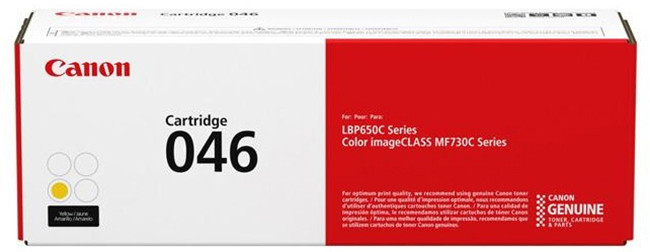 Canon 046 Y Toner authentique 1247C002 - Jaune