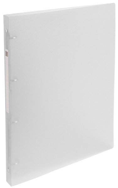 Exacompta Classeur 4 anneaux translucide A4 Polypropylne dos 2 cm - Capacit 100 feuilles - Incolore