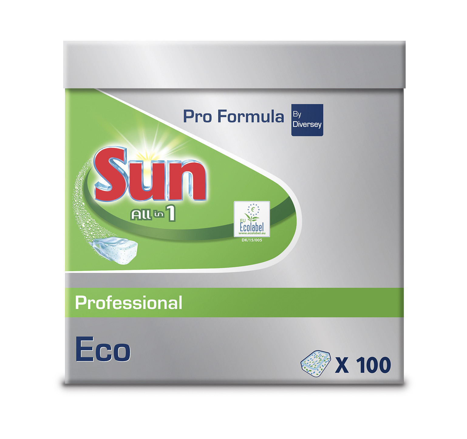 Sun Pro Formula pastilles lave-vaisselle tout-en-un boîte de 100