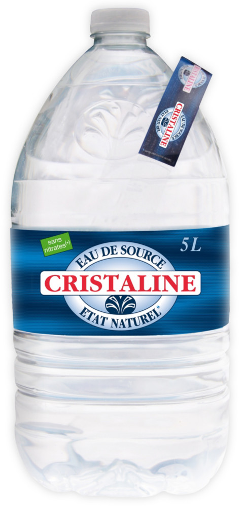 Cristaline Eau de source - Eau plate - Bonbonne 5 L