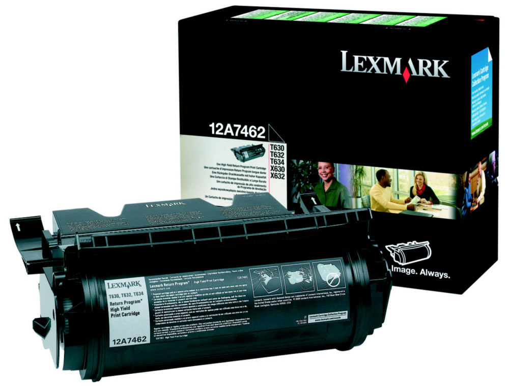 Lexmark Toner Original 12A N 12A7462 - Noir