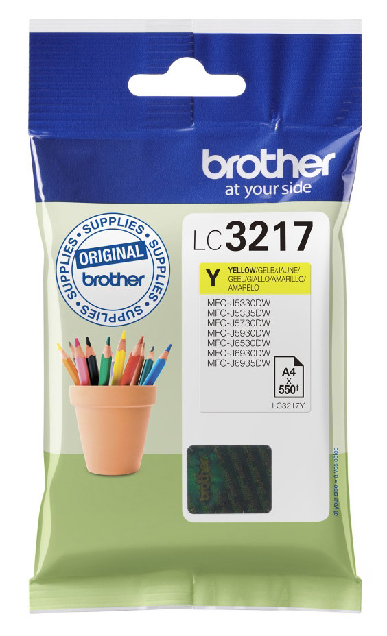 Brother LC3217 Cartouche d'encre originale - Jaune