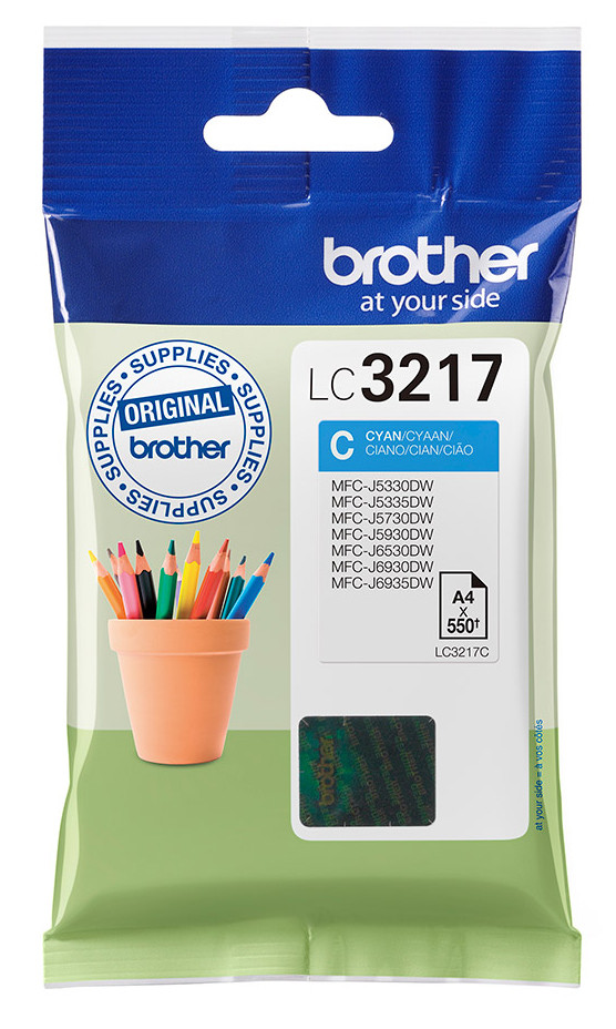 Brother LC3217 Cartouche d'encre originale - Cyan