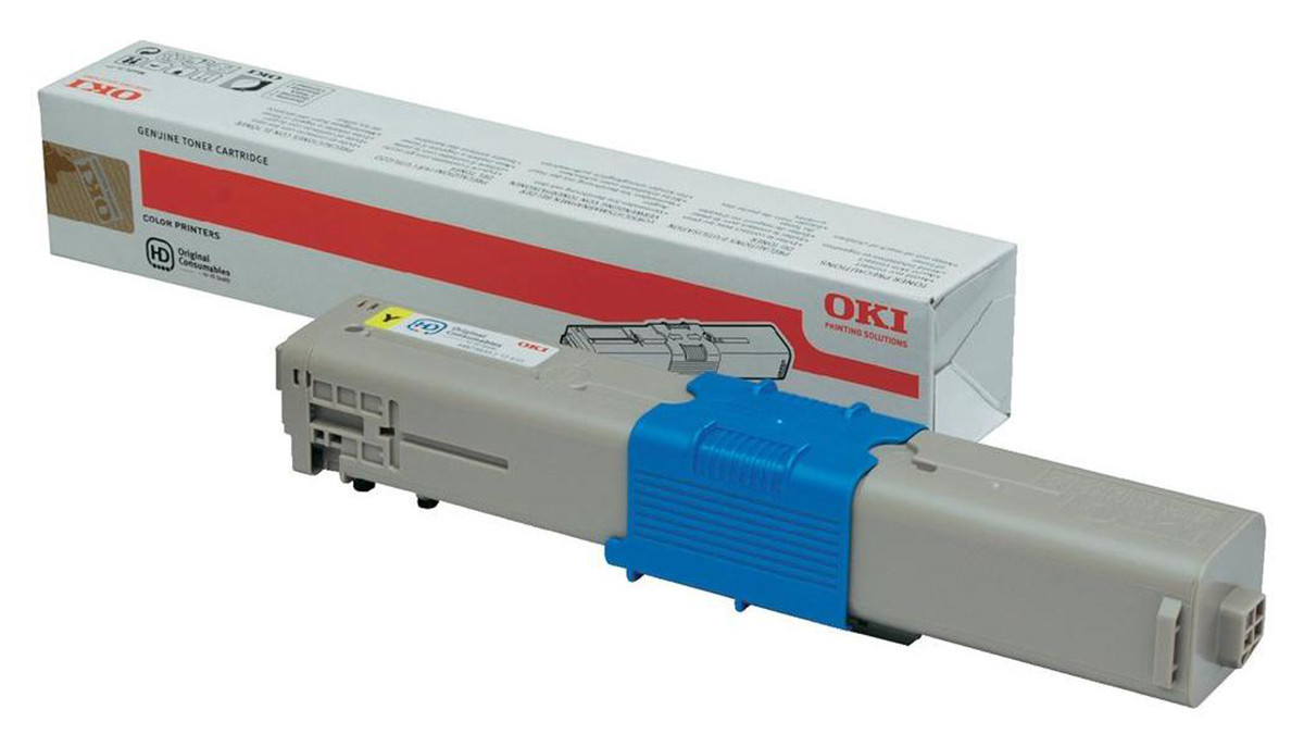 Toner laser OKI 44973533 pour C301C321MC332MC342 1 500 pages Jaune Neuf - vue 5