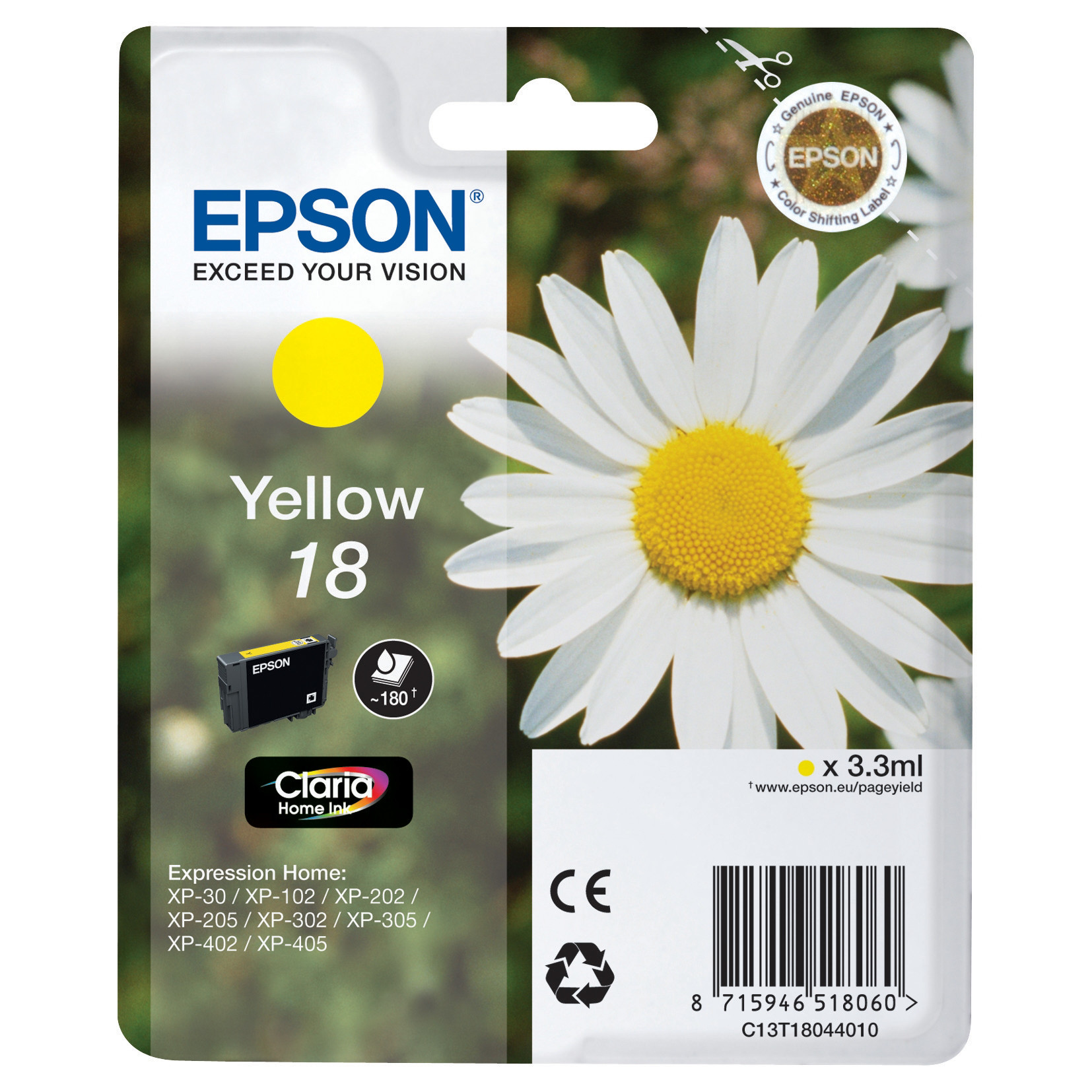 Epson T18044012 Pâquerette Jaune - vue 5