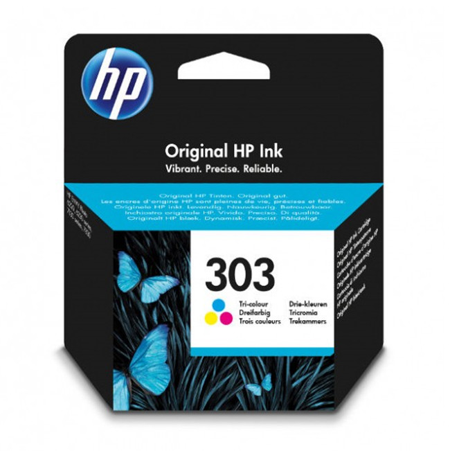 HP 303 Cartouche d'encre authentique T6N01AE - 3 couleurs