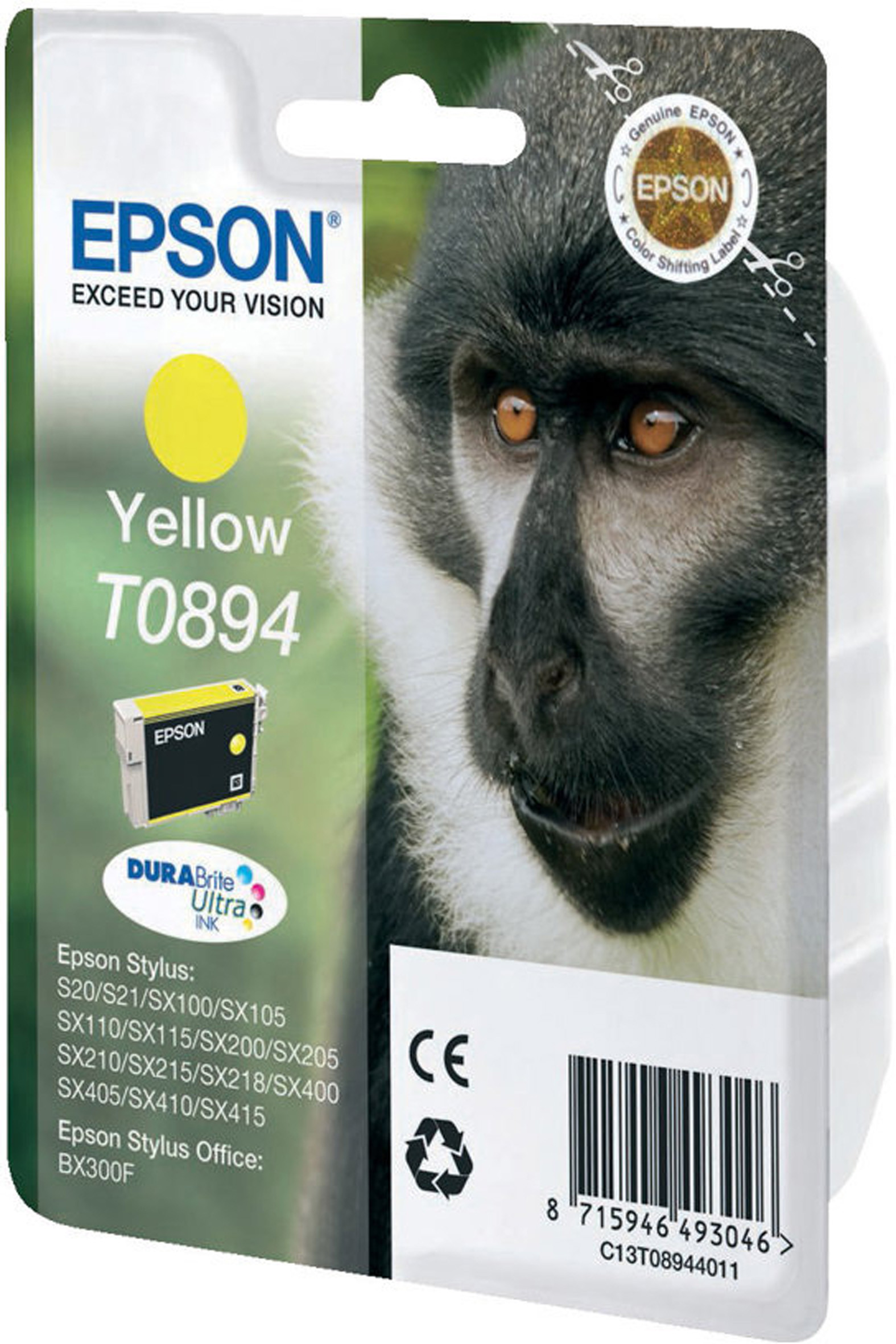Epson Jaune C13T08944011 - vue 3