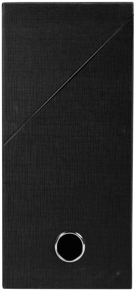 Exacompta Bote de classement en toile cartonne - Dos 12 cm - Noir - Lot de 5