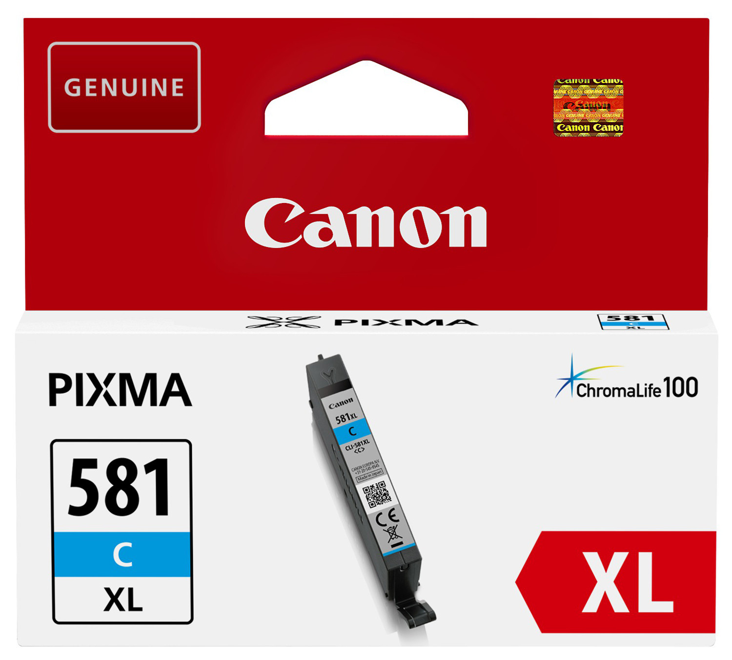 Canon CLI-581XL Cartouche d'encre authentique grande capacité 2049C001 - Cyan