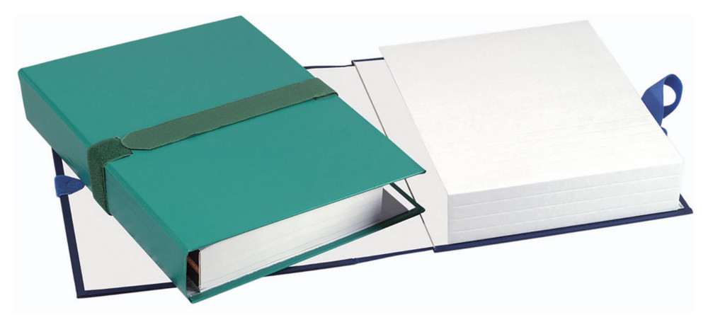 Exacompta Chemise extensible  rabat jusque 13 cm - Fermeture sangle Velcro - Capacit 1000 feuilles A4 - Assortis