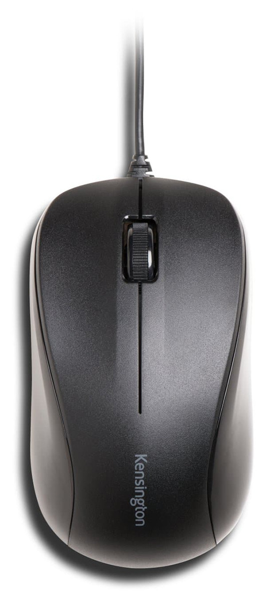Kensington Valu - Souris filaire optique ambidextre 3 boutons - USB - Noir