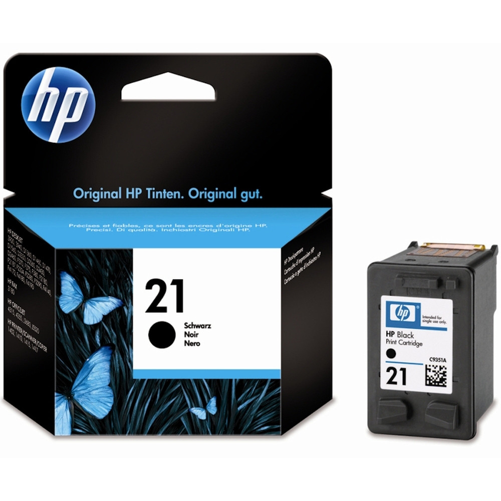 HP 21 Cartouche d'encre authentique C9351AE - Noir