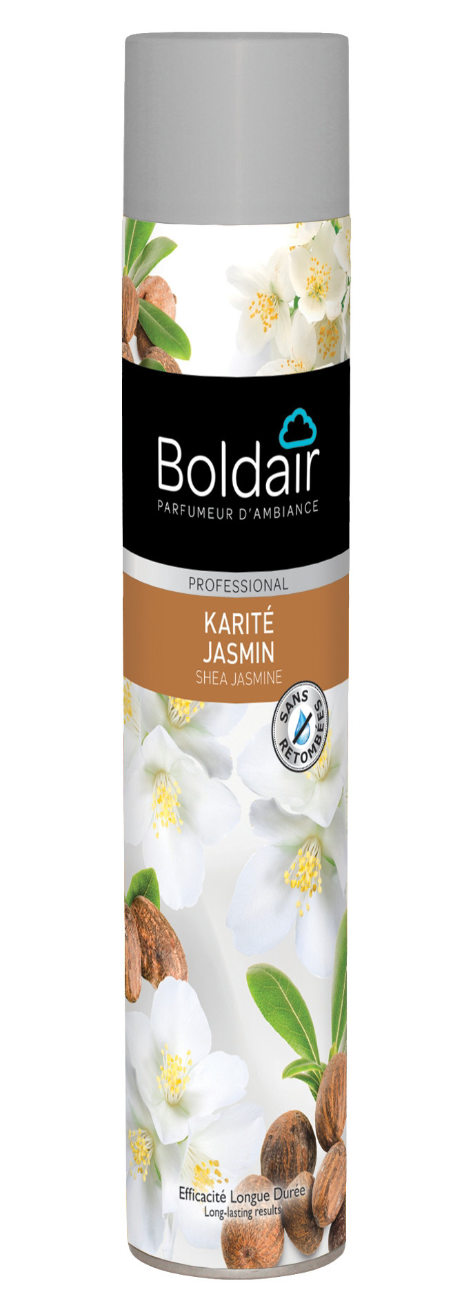 Boldair Désodorisant parfumant Karité jasmin - 750 ml