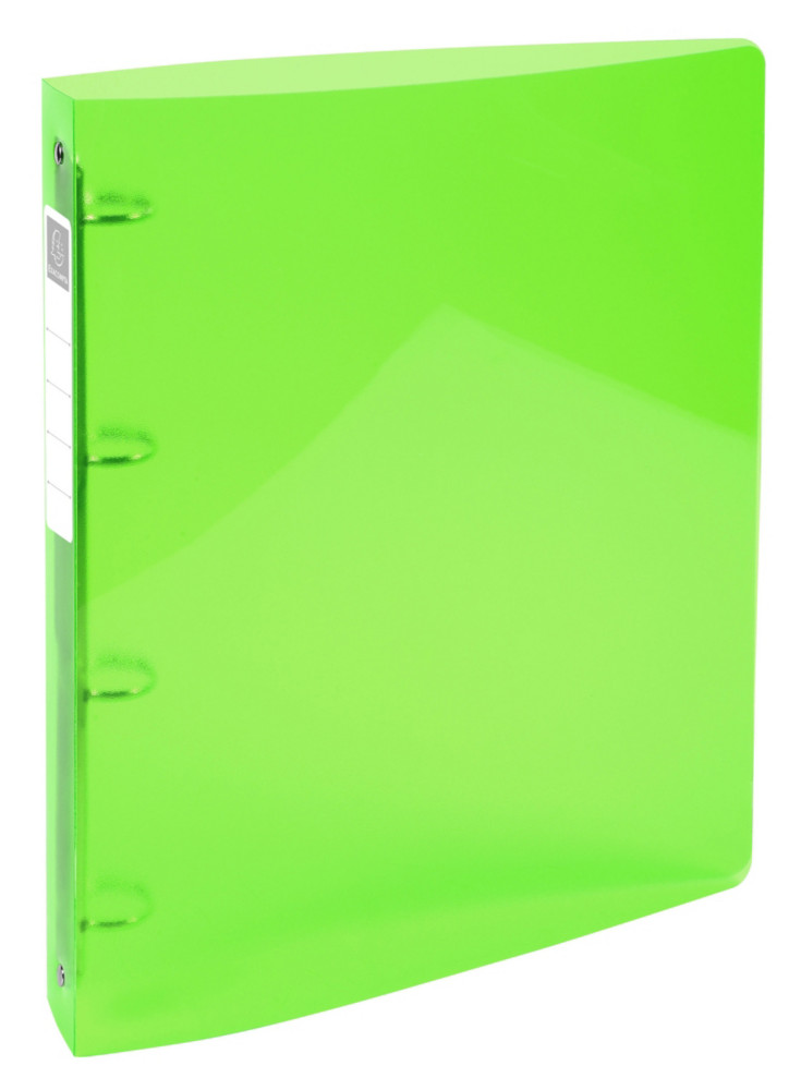 Exacompta Classeur souple 4 anneaux 30 mm A4 IDERAMA - Polypropylne - Dos 4 cm - Vert