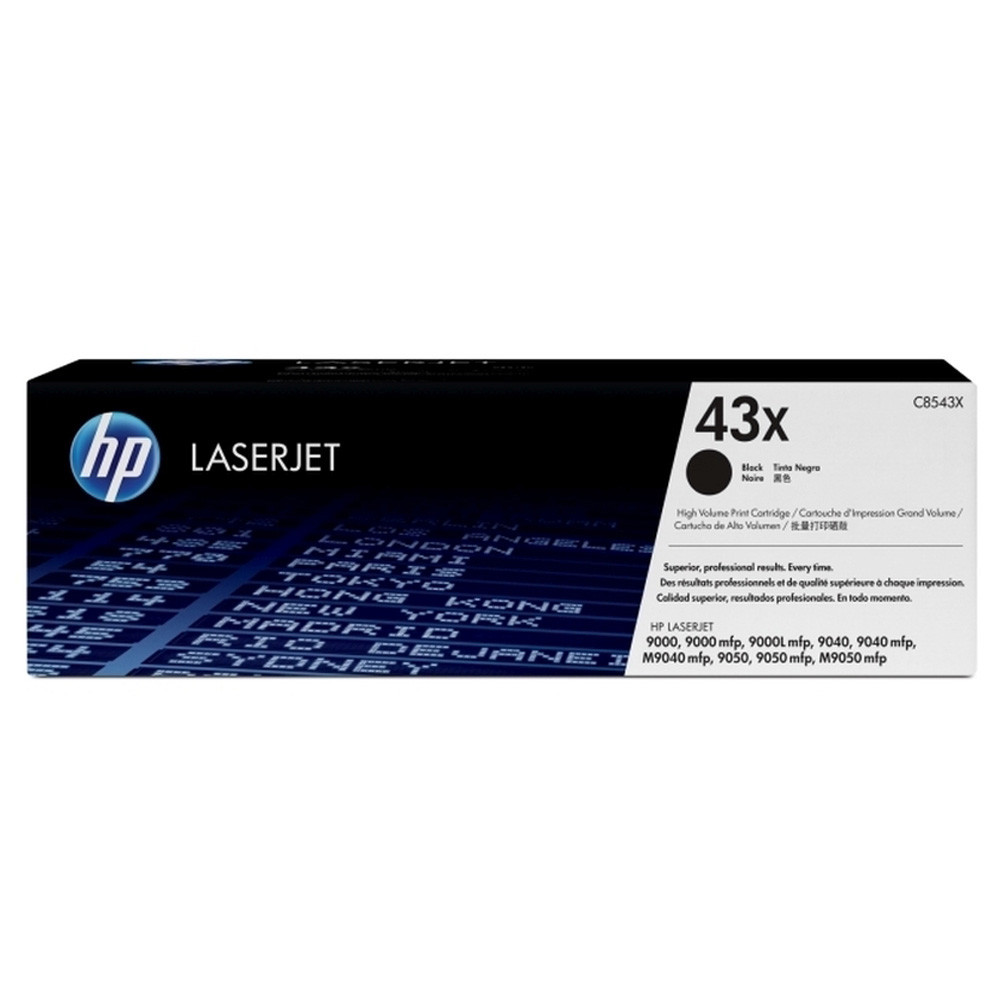 HP 43X Toner authentique grande capacité C8543X - Noir