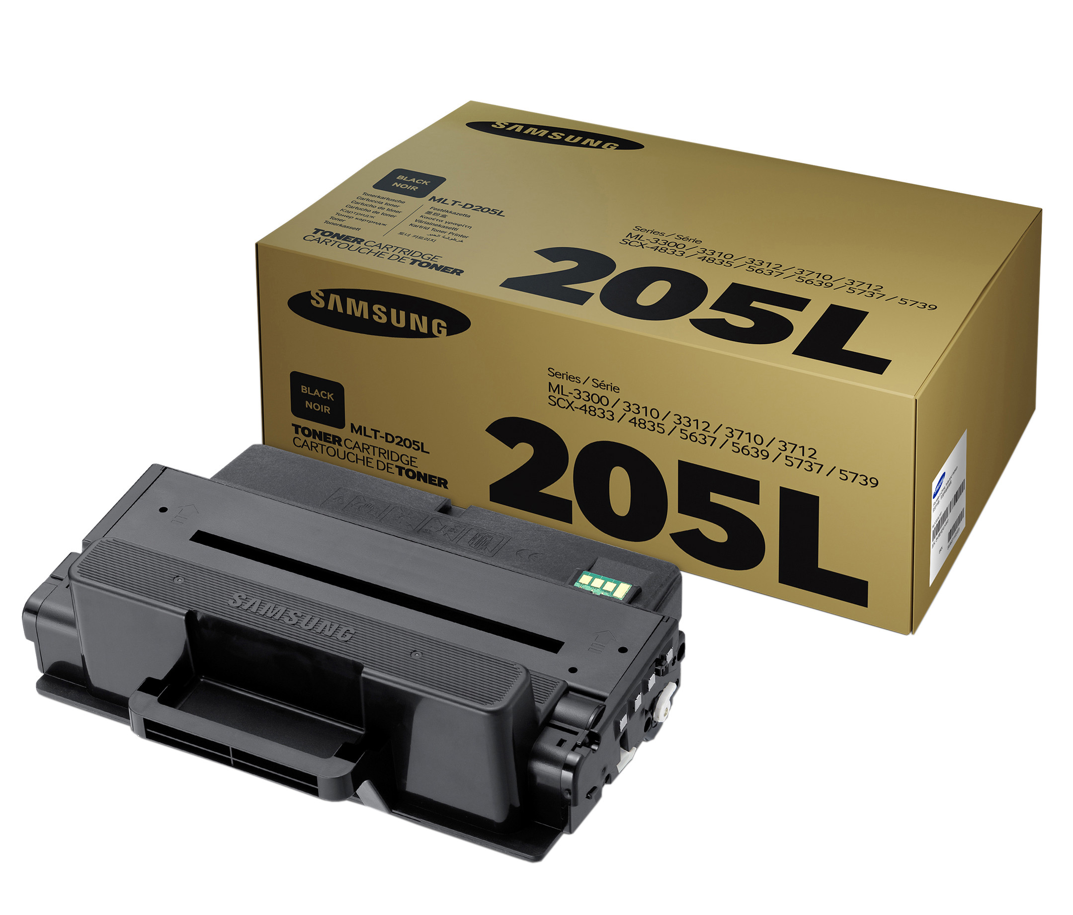 Samsung Cartouche de toner MLT-D205L, SU963A, grande capacité, noir